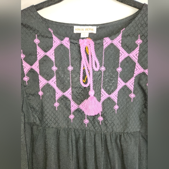 KNOX ROSE Flutter short sleeve top, size S - Picture 3 of 10